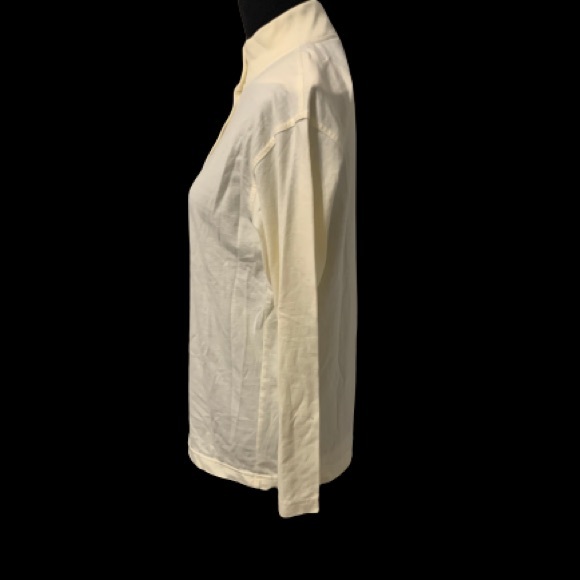 ORVIS Women’s Long Sleeve Button Down Cream Shirt Sz Small - Picture 6 of 7